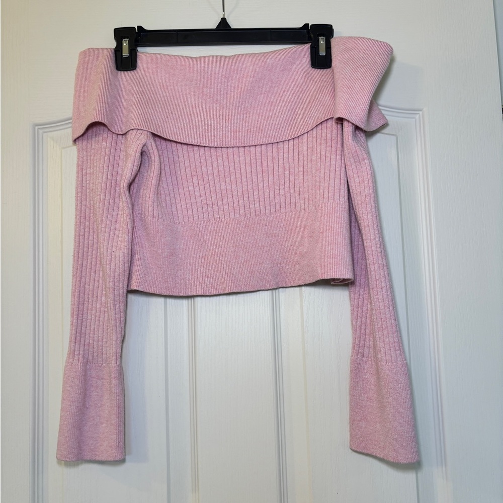 wild fable pink off the shoulder top